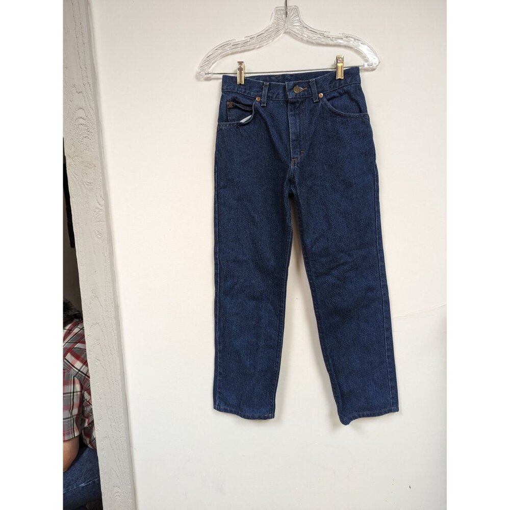 Vintage Lee Denim Jeans Size 28x30 United Garment Workers USA Med Wash Cotton